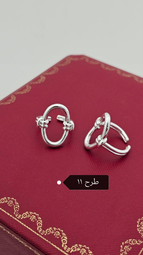 انگشتر آبکاری نقره _ کد ۸۱