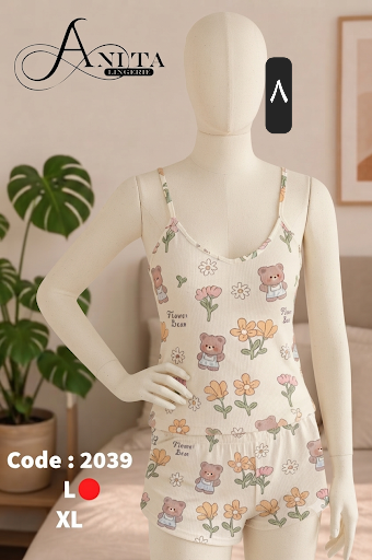 تاپ شورتک طرح دار سلنا _کد ۱۱۳۵