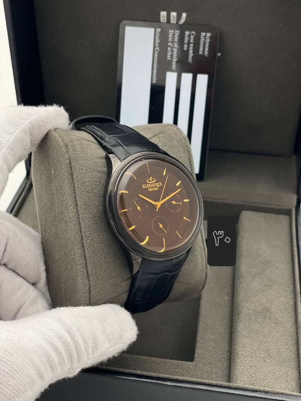 ساعت بند چرم _ کد ۱۵۵۳